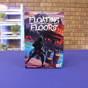 Front cover of Floating Floors the game, by Takashi Sawada. Published by Guf Studios.